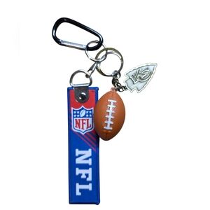 NFL Team Lanyard With Kansas City Chiefs Football Charm